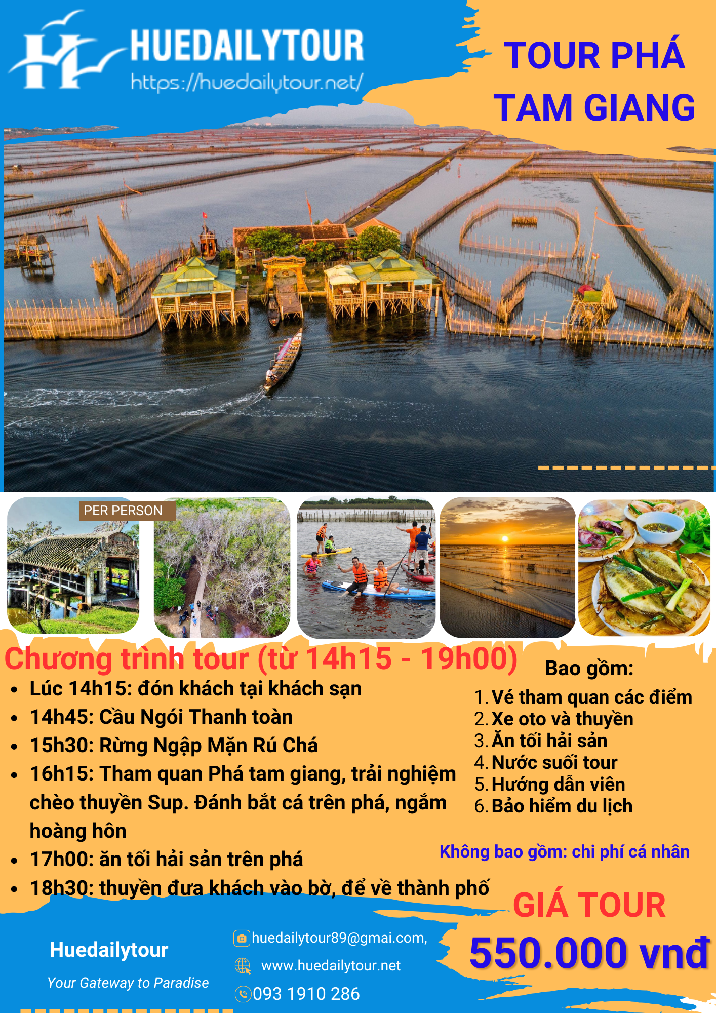 Tam Giang Lagoon Tour